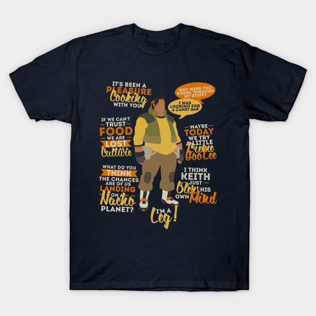 Hunk Quotes T-Shirt by ZeroKara